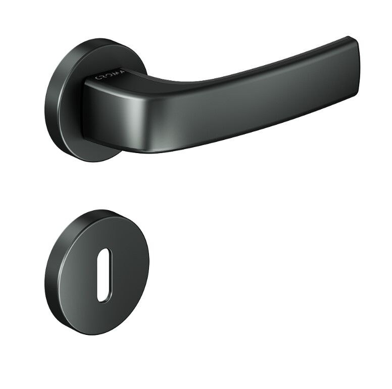 Pera Kapı Kolu Seti Oda Mat Antrasit-Siyah