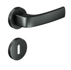 Pera Kapı Kolu Seti Oda Mat Antrasit-Siyah