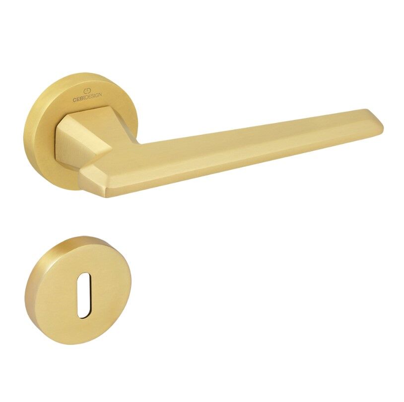 SINA Kapı Kolu Seti Oda Pirinç Mat