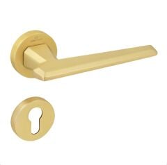 SINA Kapı Kolu Seti Yale Pirinç Mat