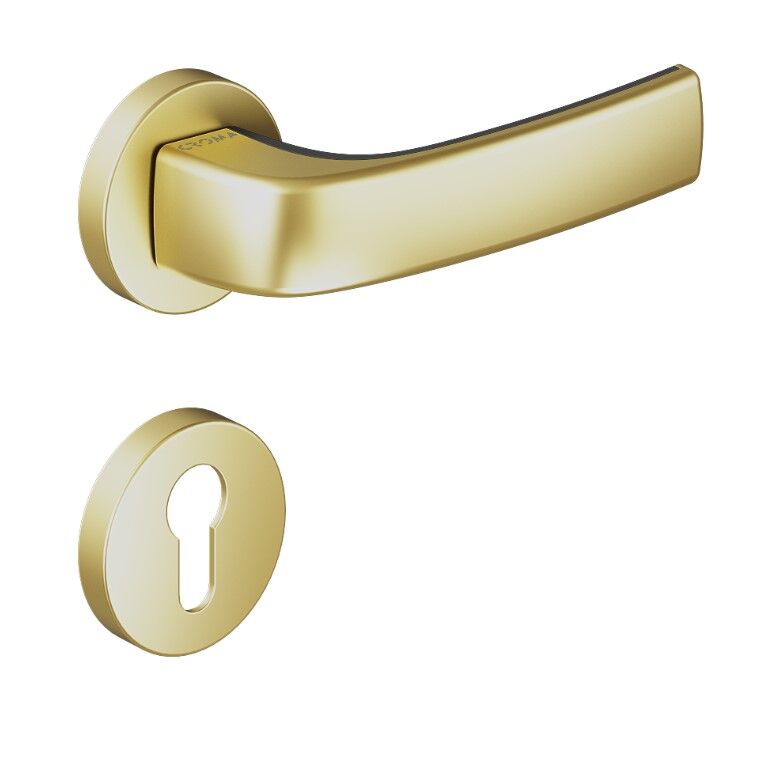 Pera Kapı Kolu Seti Yale Mat Pirinç-Siyah