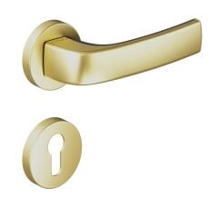 Pera Kapı Kolu Seti Yale Mat Pirinç-Siyah