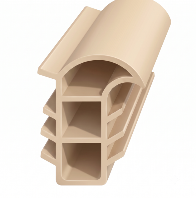 Çelik Kapı Fitili 15.5mm Bej (100 Metre)