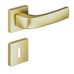 Pera-S Kapı Kolu Seti Oda Mat Pirinç-Siyah