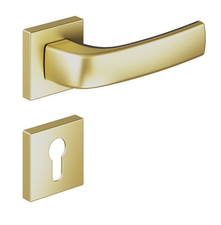 Pera-S Kapı Kolu Seti Yale Mat Pirinç-Siyah