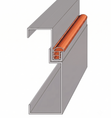 Çelik Kapı Fitili 17mm Beyaz (100 Metre)