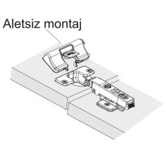 Hafele Metallamat Yavaşlatıcı Klipsli 110°