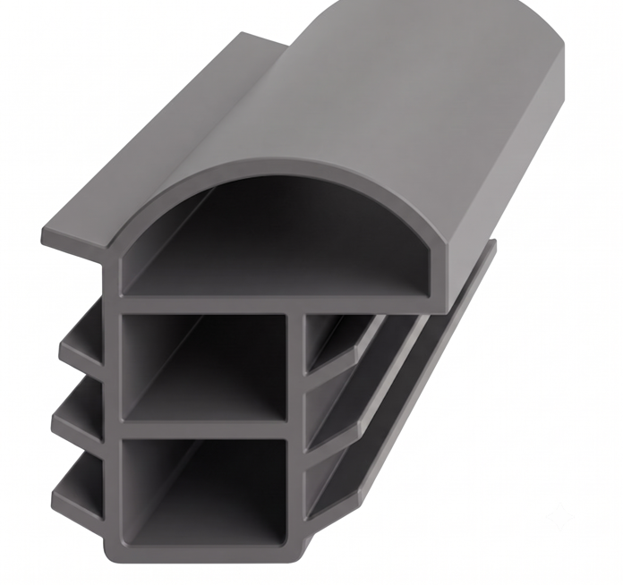 Çelik Kapı Fitili 17mm Gri (100 Metre)