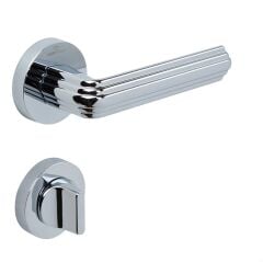 WOON Kapı Kolu Seti WC Krom Parlak