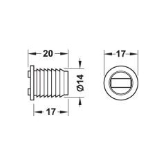 Hafele Mıknatıs Kahverengi   4,5Kg