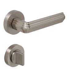 WOON Kapı Kolu Seti WC Inox Parlak