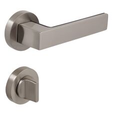 Croma Zera Kapı Kolu Seti Oda WC Inox-Siyah