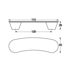 Hafele Mobilya Kulpu Sunny 128mm Çocuk Lila