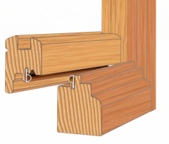 Ahşap Pencere Fitili 6.5mm Kahverengi (500 Metre)