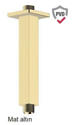 Hafele NEO S Tavandan Tepe Duşu Borusu Mat Altın