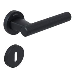 FUGI-K Kapı Kolu Seti Oda Siyah Mat