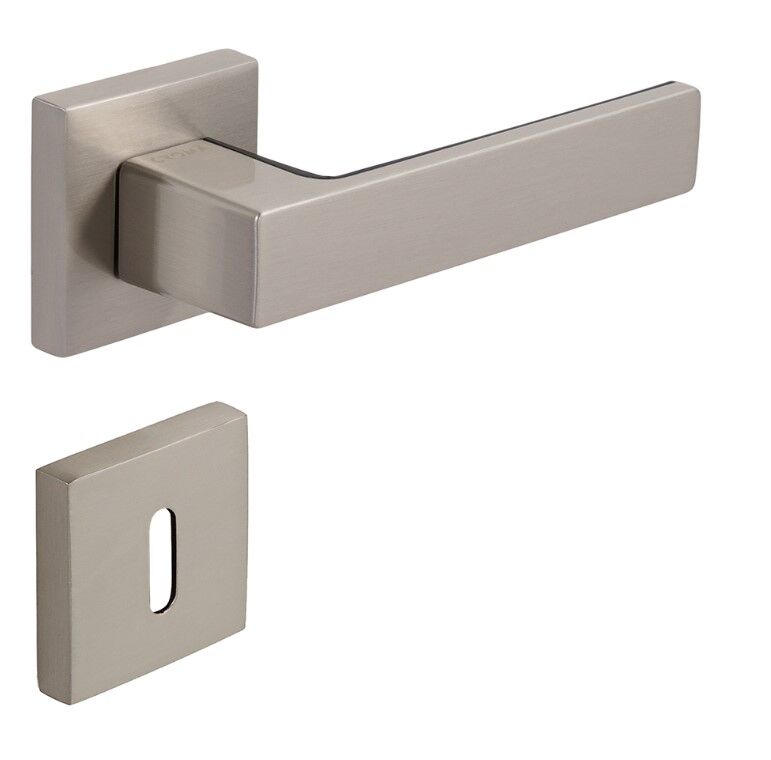 Zera-S Kapı Kolu Seti Oda Inox-Siyah