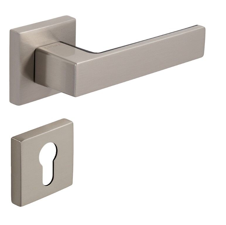 Zera-S Kapı Kolu Seti Yale Inox-Siyah