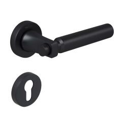 JOON-F Kapı Kolu Seti Yale Siyah Mat