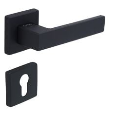 Zera-S Kapı Kolu Seti Yale Siyah Mat