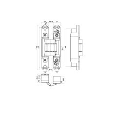 Otlav Invısacta Gizli Menteşe Parlak Altın Renk IN31090VO03