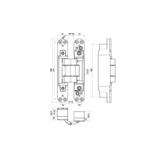 Otlav Invısacta Gizli Menteşe Paslanmaz Çelik Renk IN31090VN03