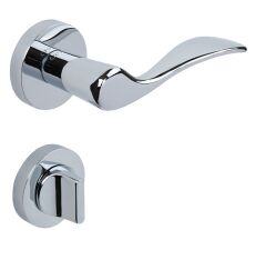 Eva Kapı Kolu Seti WC Krom Parlak