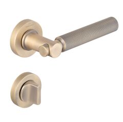 TROY-K Kapı Kolu Seti WC Antik Pirinç Fırçalanmış