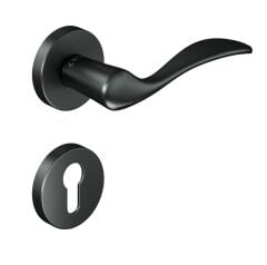 Eva Kapı Kolu Seti Yale Mat Antrasit