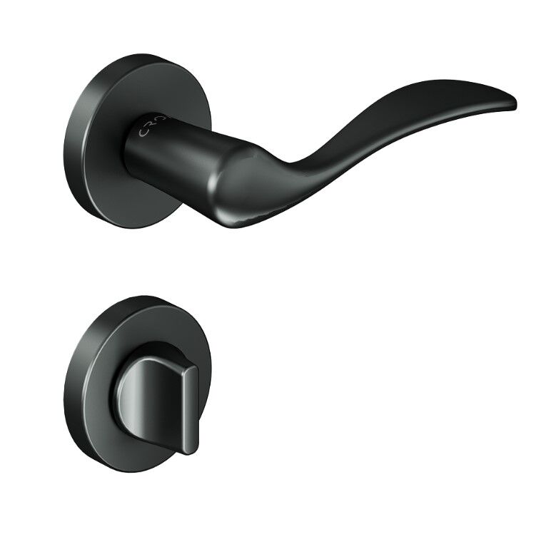 Eva Kapı Kolu Seti WC Mat Antrasit