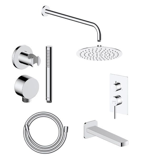 Hafele NEOMIX S 3F Ankastre Duş Seti Parlak Krom