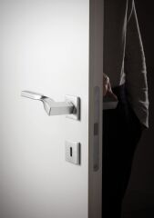 Twist WC Kapı Kolu Seti Krom Mat