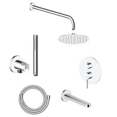 Hafele NEOMIX R 3F Ankastre Duş Seti Parlak Krom