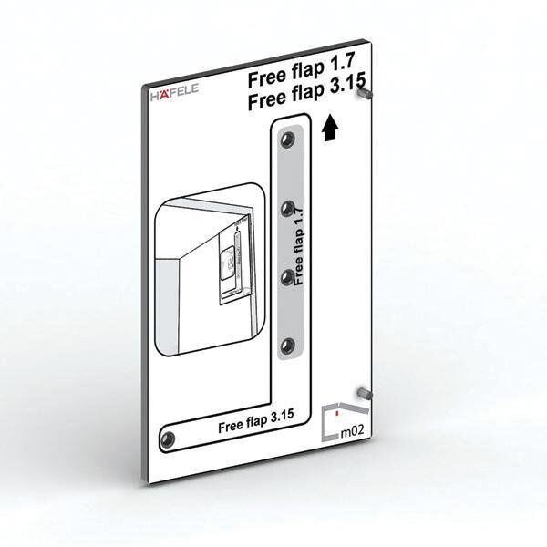 Hafele Free 1.7-3.15 Gövde Delik Şablonu