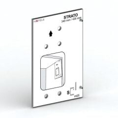 Hafele Strato Gövde Delik Şablonu 342-420mm