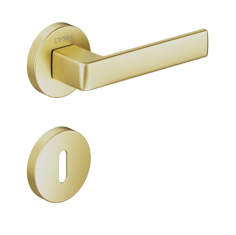 Croma Eta Kapı Kolu Seti Oda Mat Pirinç