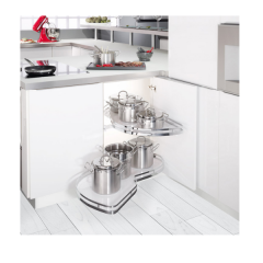 Hafele Lemans II Kiler Set Krom Sol 60/60-75cm