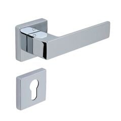 CUBE Kapı Kolu Seti Yale Krom Parlak