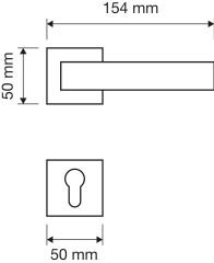 Giro Kapı Kolu Seti Siyah Mat Barelli(Yale)
