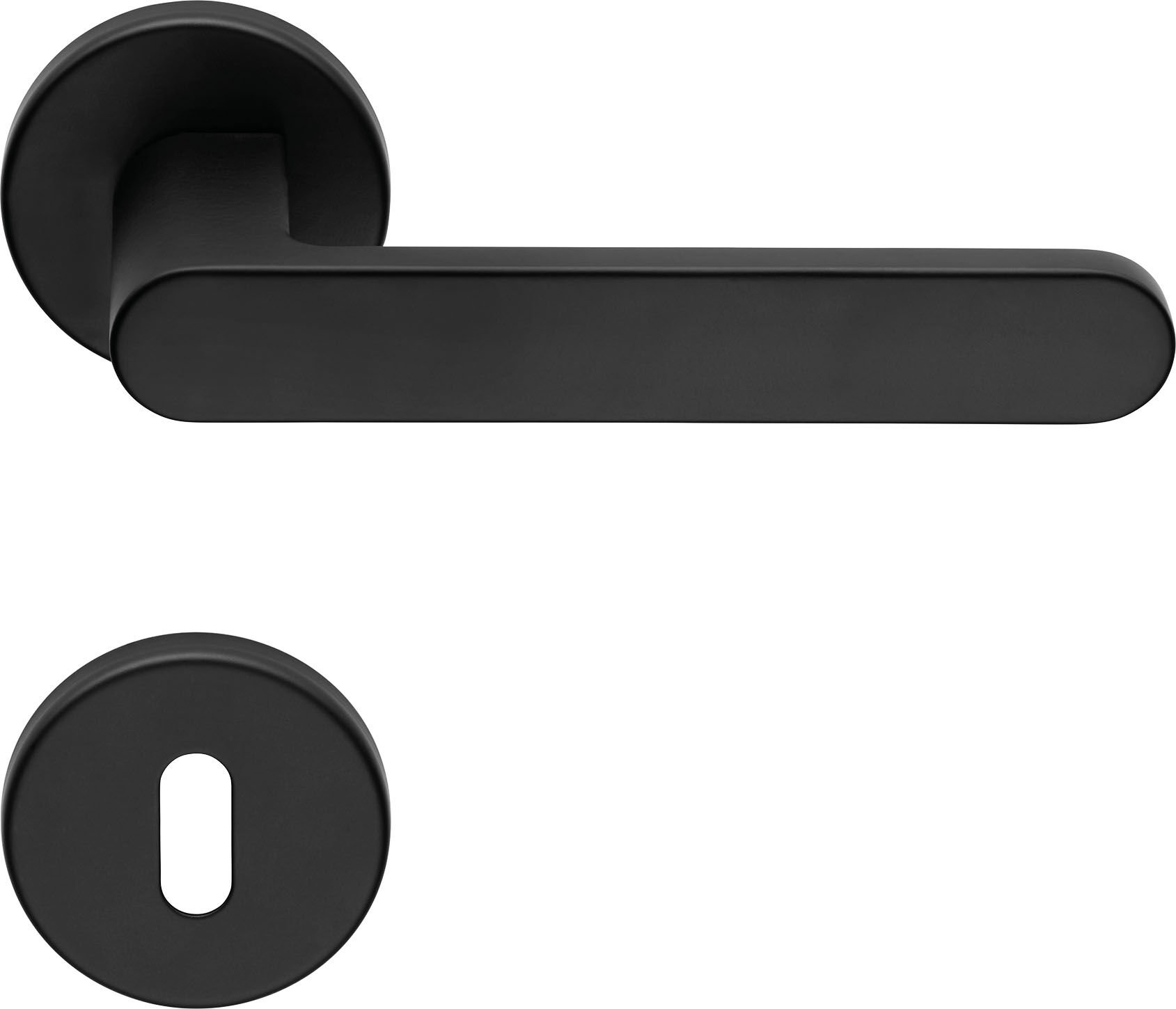 Lola Kapı Kolu Seti Siyah Mat