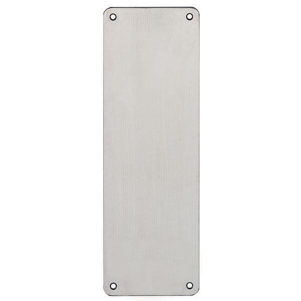 Hafele İtme Plakası 30x10cm Mat Paslanmaz Çelik Renk