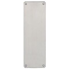 Hafele İtme Plakası 30x10cm Mat Paslanmaz Çelik Renk