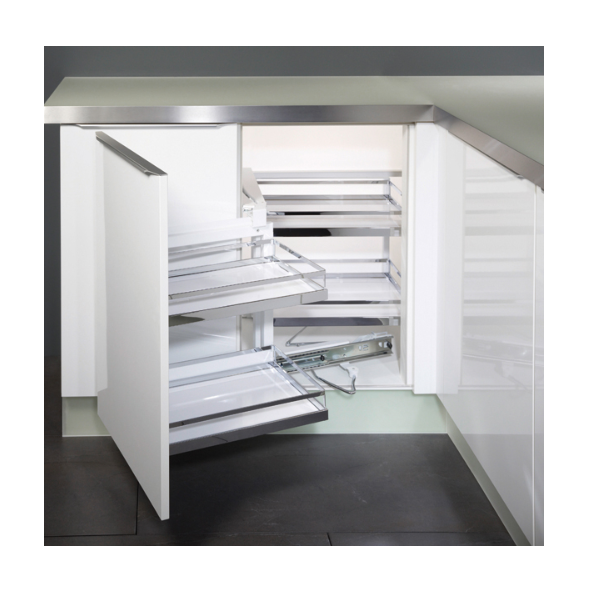 Hafele Magic Corner Kiler Seti Krom Sol