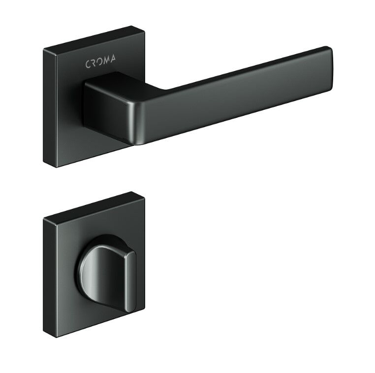 Eta-S Kapı Kolu Seti WC Mat Antrasit