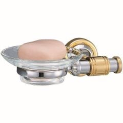 Hafele Sabunluk Tango Duvara Monte Parlak Krom ve Altın Renkli