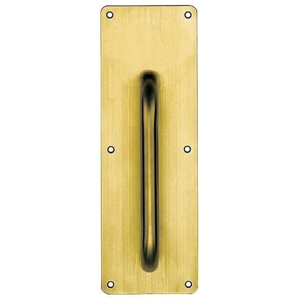 Hafele İtme Plakası 100x300mm Parlak Pirinç Renk