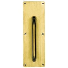 Hafele İtme Plakası 100x300mm Parlak Pirinç Renk