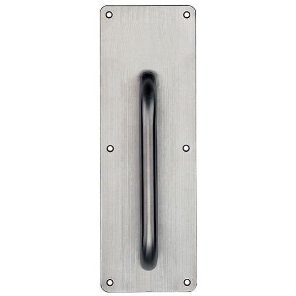 Hafele İtme Plakası Kollu 100x300mm Mat Paslanmaz Çelik