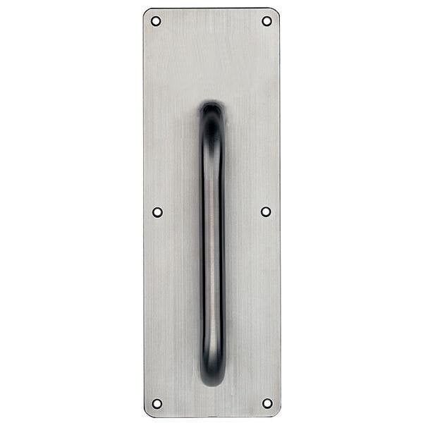 Hafele İtme Plakası Kollu 100x300mm Mat Paslanmaz Çelik