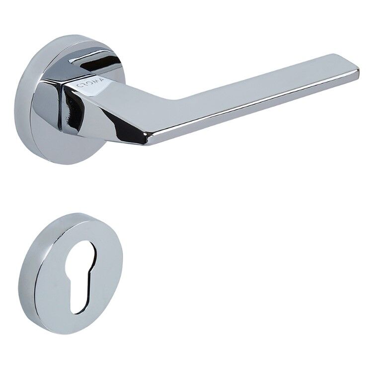 Via Kapı Kolu Seti Yale Krom Parlak